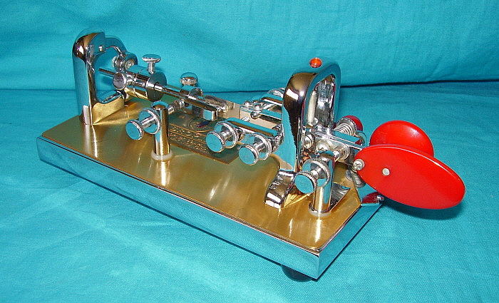 Vibroplex 1960s Antique VIBROPLEX Telegraph Key Morse Code Serial No 226696 Art Deco 