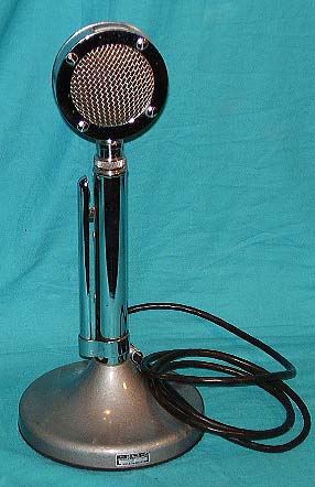 Microphone cristal vintage RARE ANNÉES 1930 Astatic D-2 avec support Atlas  DS-6